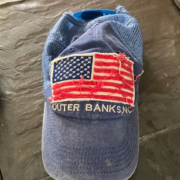 Blue Distressed Cap - Picture 4 of 4